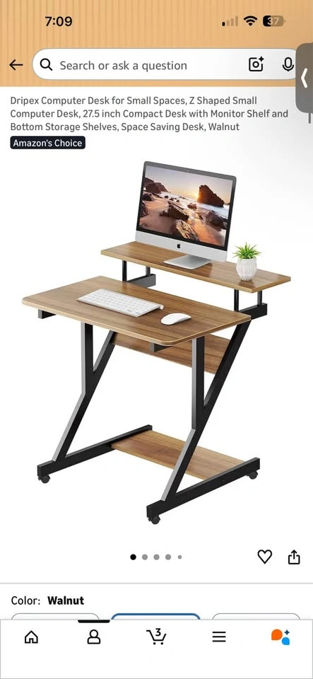 Compact Z Shaped Desk - photo 2