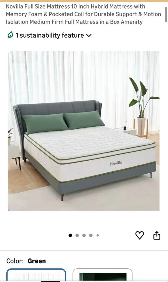 Full size wood bed frame - photo 5