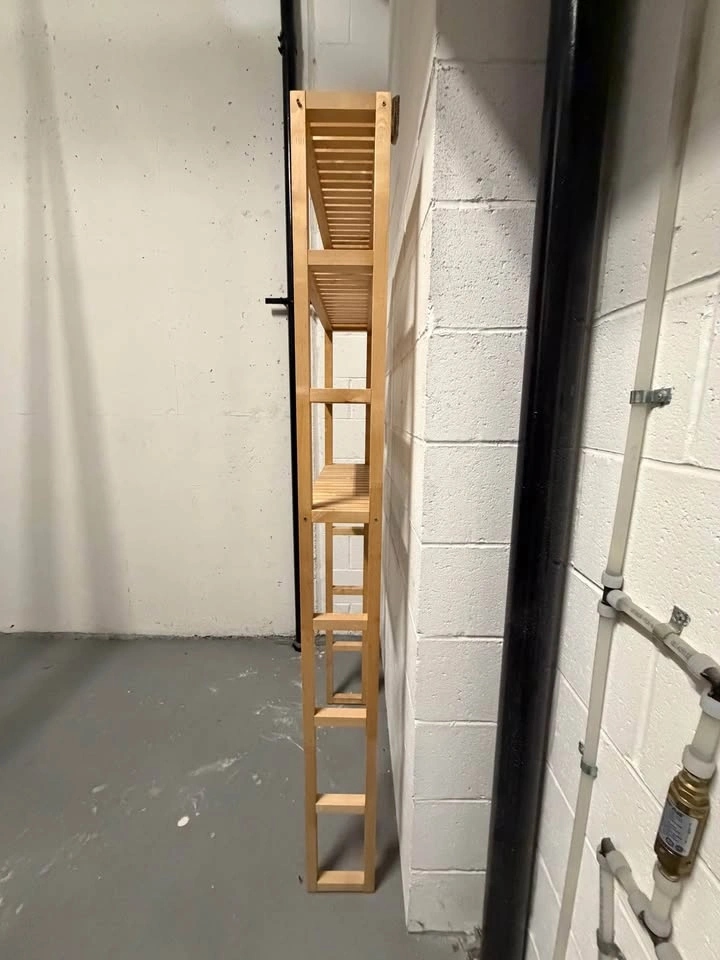 Over the toilet shelf / Wood Shelf Unit - photo 2