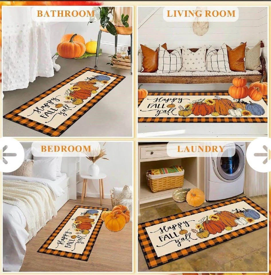 HEBE Fall Kitchen Rug Set - 3 Pieces - photo 2