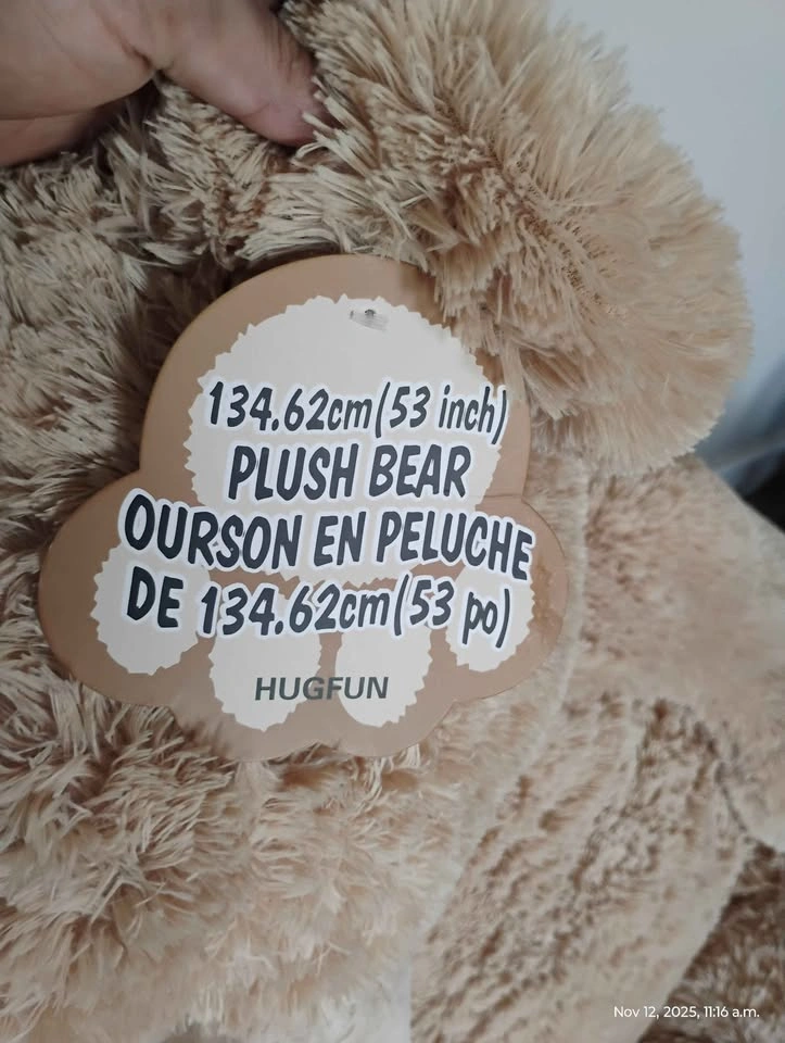 53 inch plush big bear - photo 3