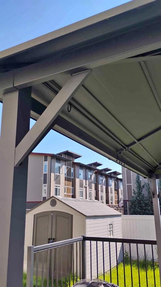Gajeebo 12-ft x 10-ft Gray Hardtop Roof