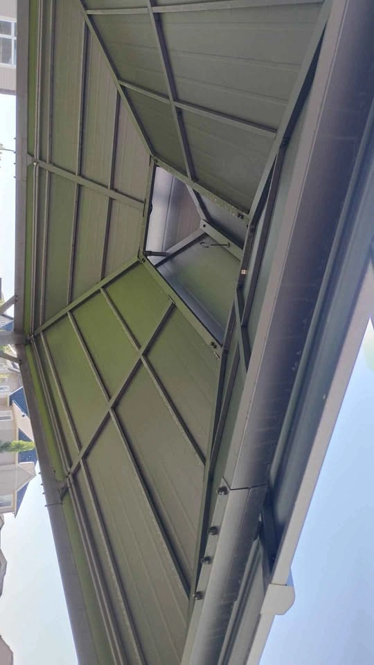 Gajeebo 12-ft x 10-ft Gray Hardtop Roof - photo 3