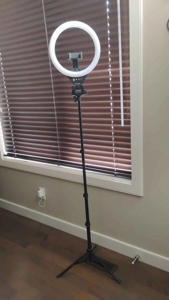 12" Ring Light with 67" Selfie Stick Tripod - photo 3