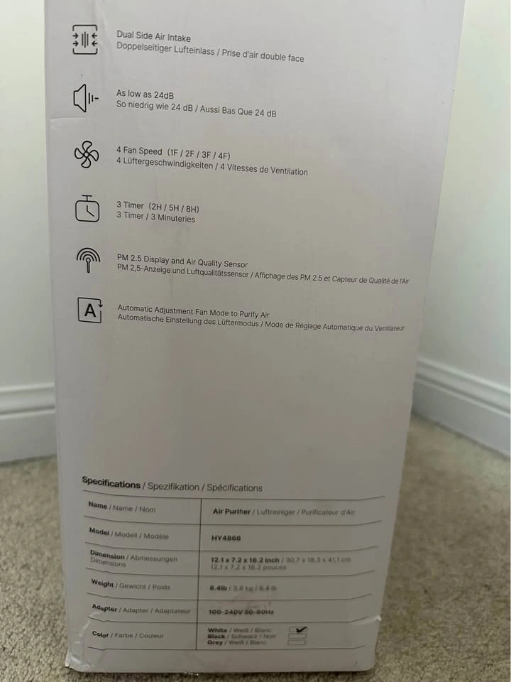 Pureborne air purifier - photo 3
