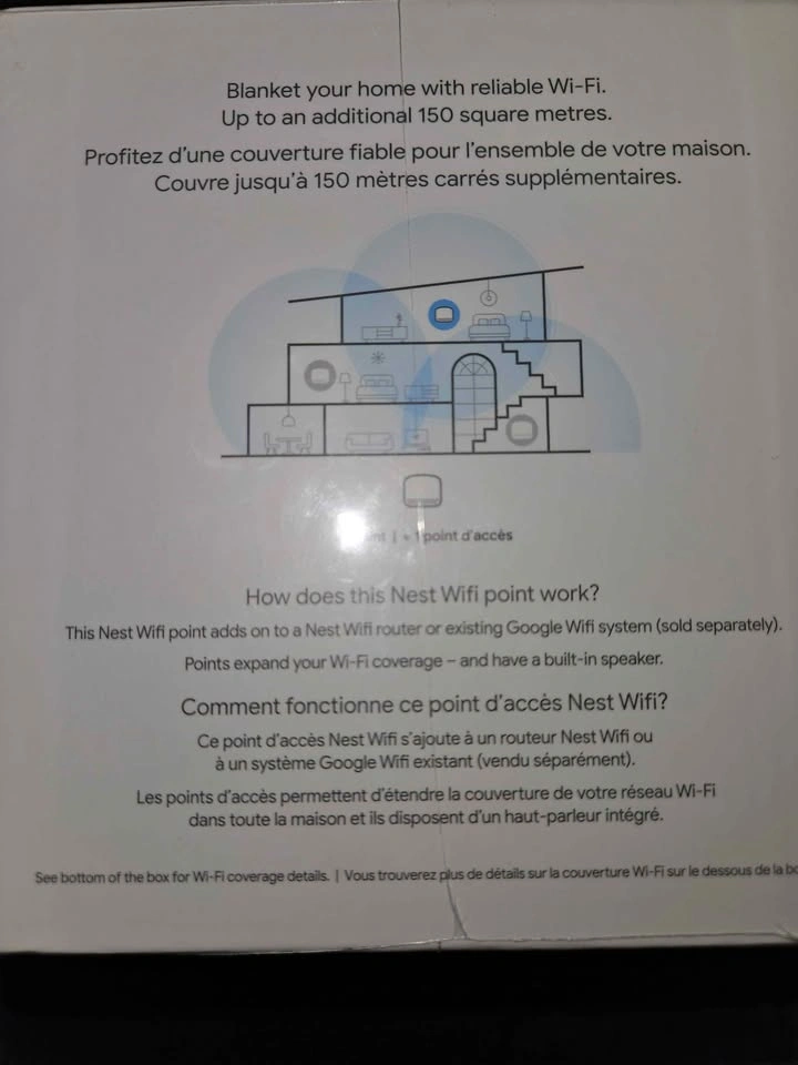 Google Nest Wifi Add-On Point – Snow - photo 2