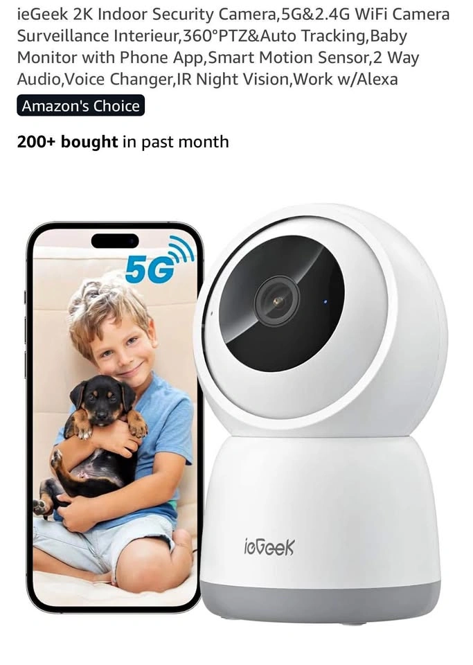 IeGeek Indoor Baby Monitor Camera