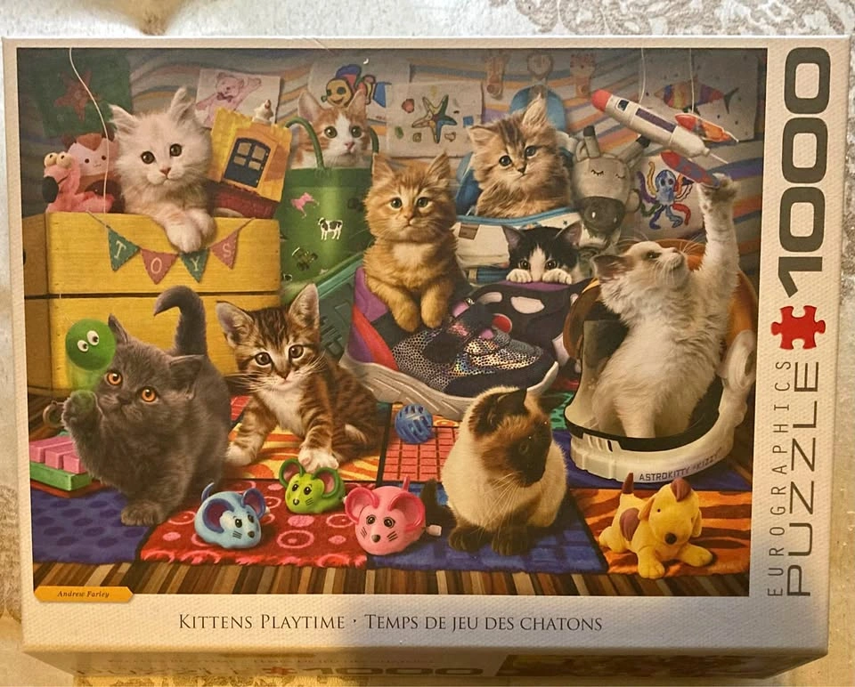 1000 Piece Kitten Puzzle