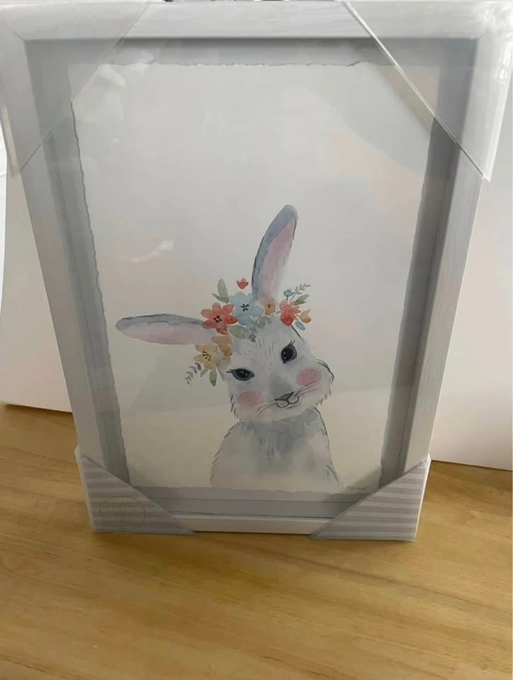 Marmot Hill Bunny & Owl Prints w/ Frames (Set of 2) - photo 2
