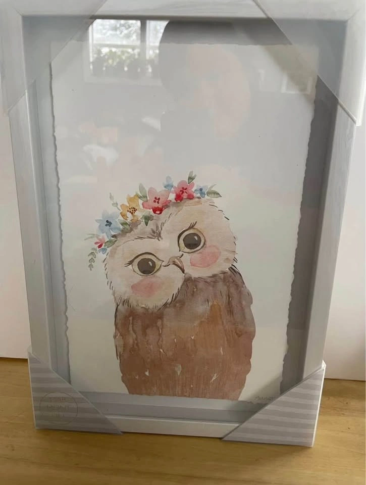 Marmot Hill Bunny & Owl Prints w/ Frames (Set of 2) - photo 4