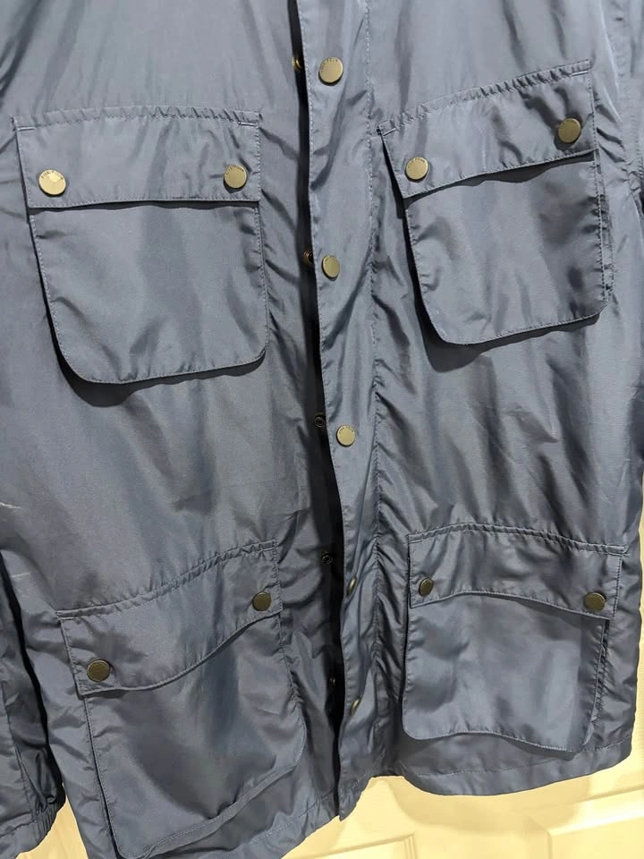 Men's Five Four Navy Blue Windbreaker/Spring Jacket Pockets M - photo 4