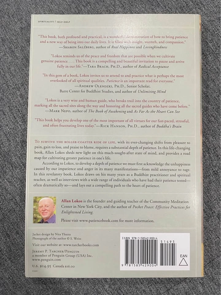 Patience: The Art of Peaceful Living by Allan Lokos - photo 2