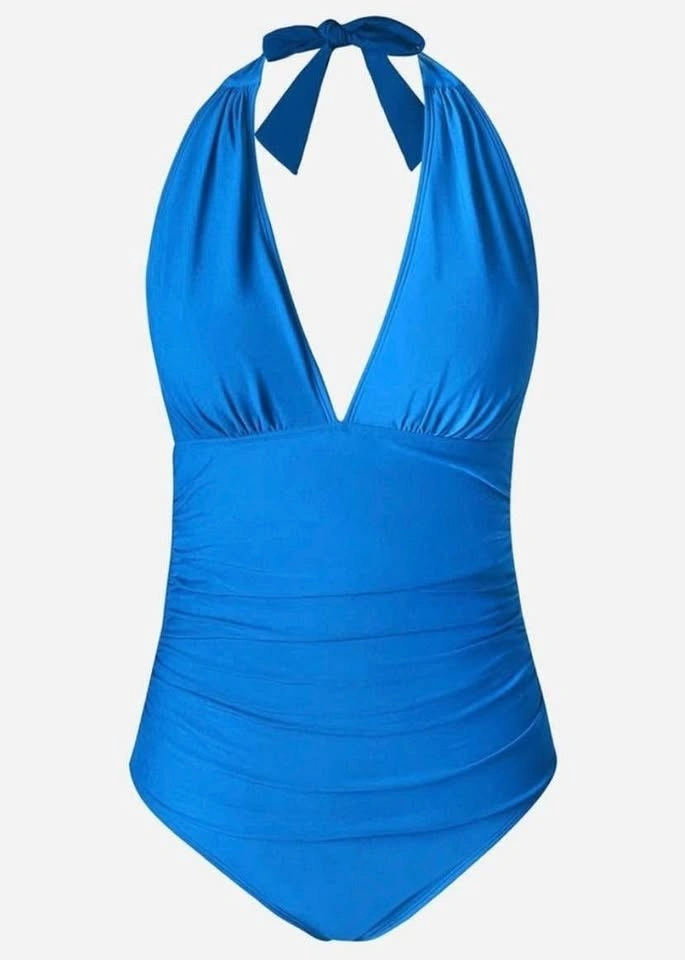 NEW Cupshe Blue XL Halter One Piece Swimsuit - photo 3