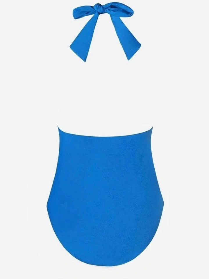 NEW Cupshe Blue XL Halter One Piece Swimsuit - photo 4