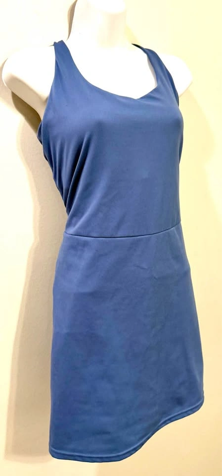 Women's Elle Sport Active Tank Dress Periwinkle / Blue Size Larg - photo 2