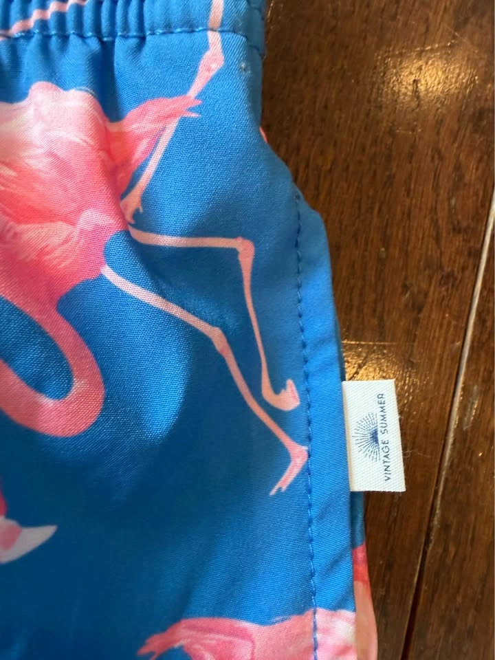 Men's Size Medium Vintage Flamingo Swim Trunks $10 - photo 4