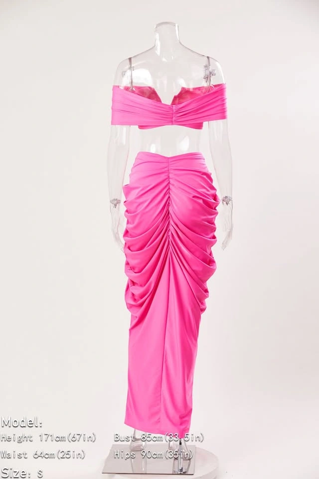 Hot barbie pink matching set/vacation, party, birthday outfit - photo 2