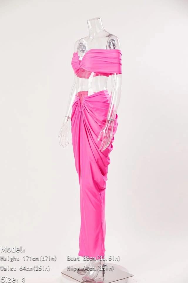 Hot barbie pink matching set/vacation, party, birthday outfit - photo 3