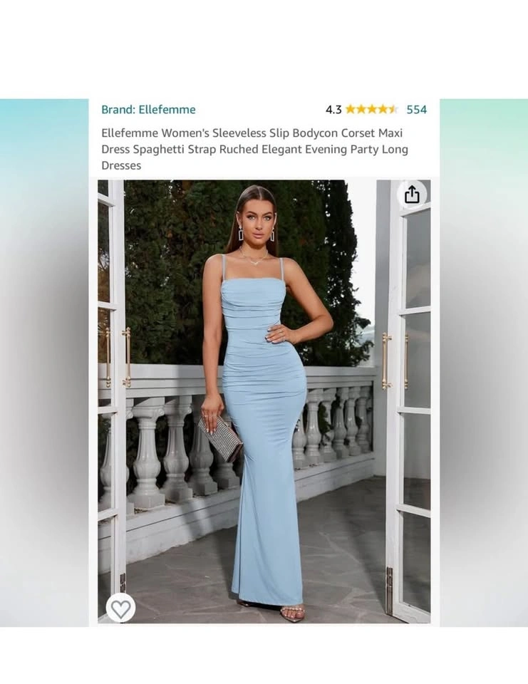 NWT! Brand New Baby Blue Dress! - photo 5
