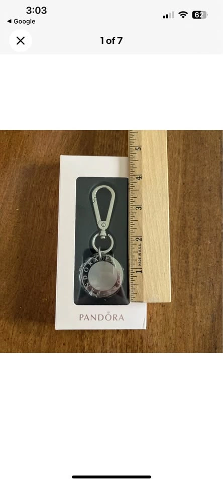 BNIB✨Pandora Silver Keychain Accessory - photo 3