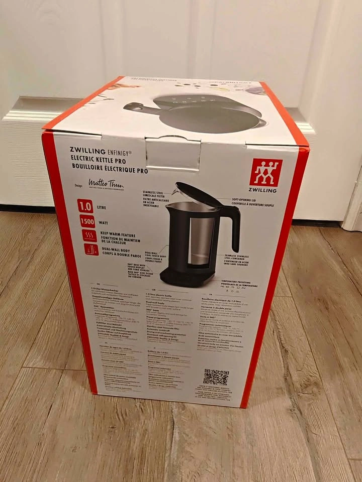Zwilling Enfinigy Electric Kettle Pro 1.0L Black - photo 2