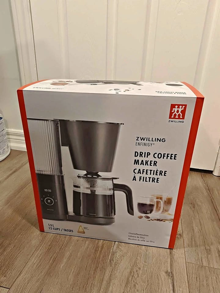 Zwilling Enfinigy 12-Cup Drip Coffee Maker - Brand New