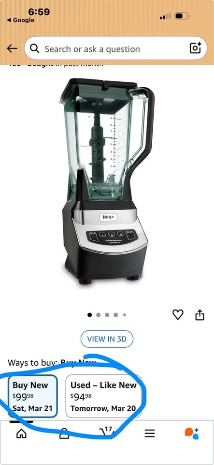 Ninja Professional 1000 Watts Blender 72 oz - photo 4