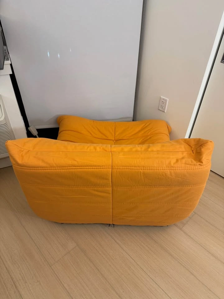 LIKE NEW Orange/Saffron Togo Replica Fireside Chair - photo 4