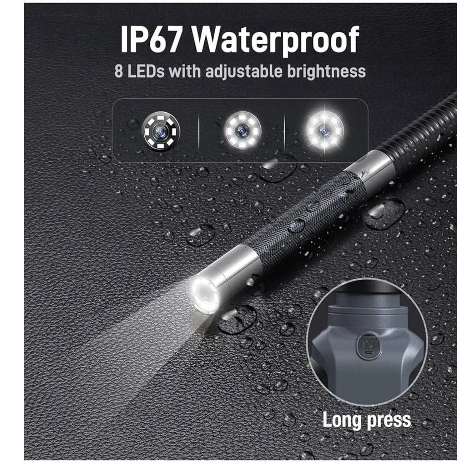 NEW 2-Way Articulating Borescope w/ Light image indicator(7)