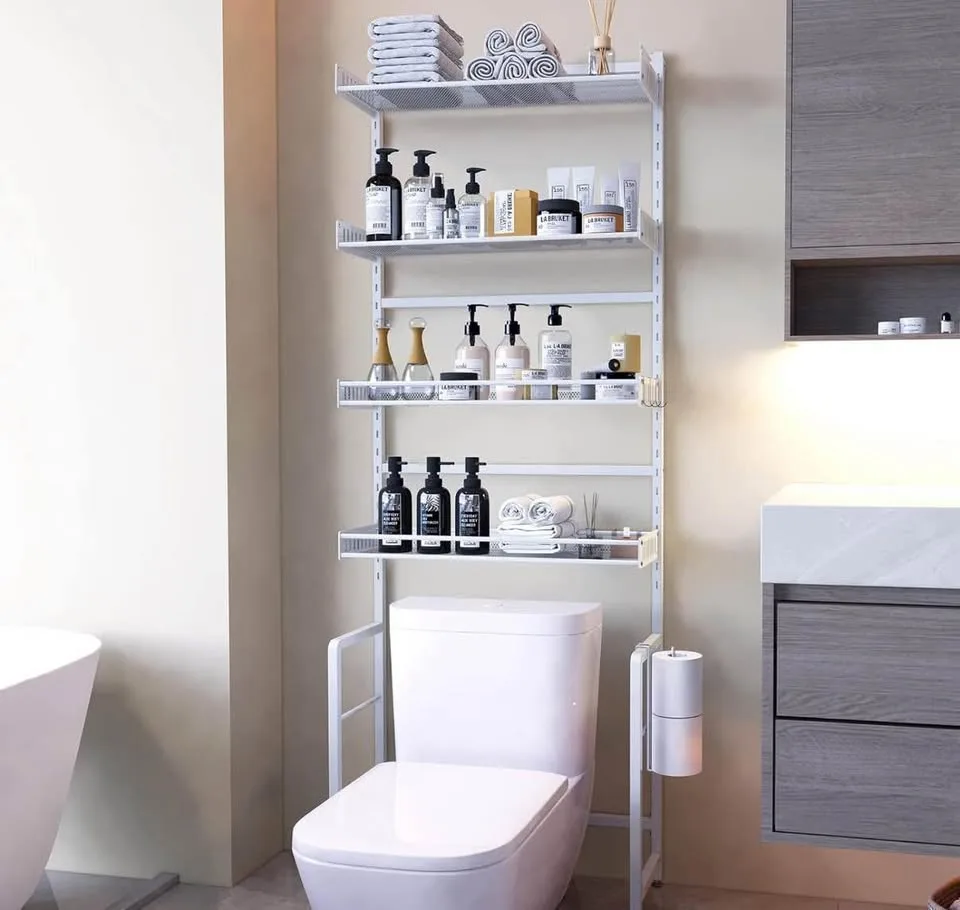 Brand new- Black Toilet Storage Shelf image indicator(3)