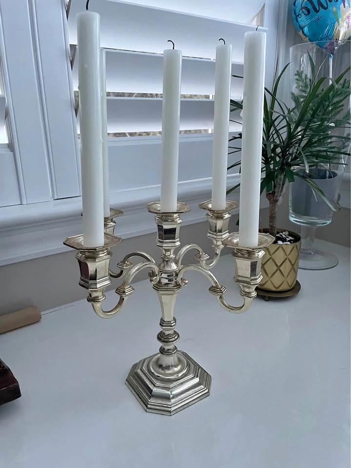 Five candle holders