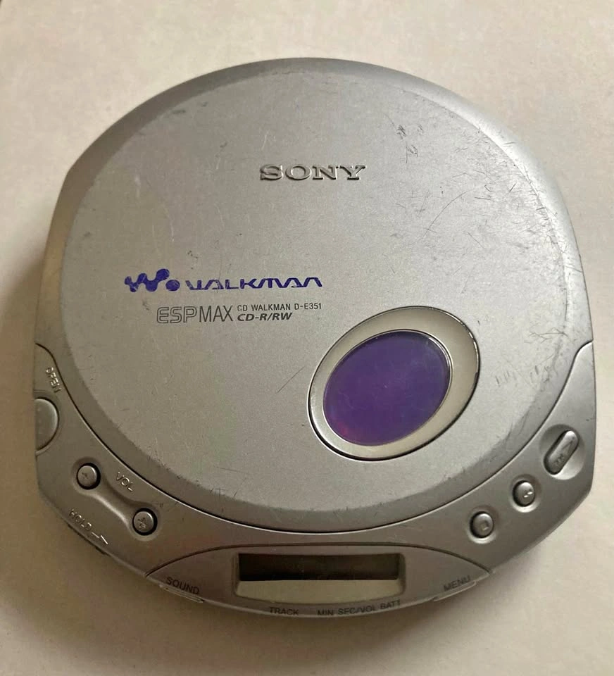 VINTAGE 2000s Sony CD Walkman D-E351 CD-R/RW