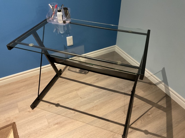 Glass Top Office Table - photo 2