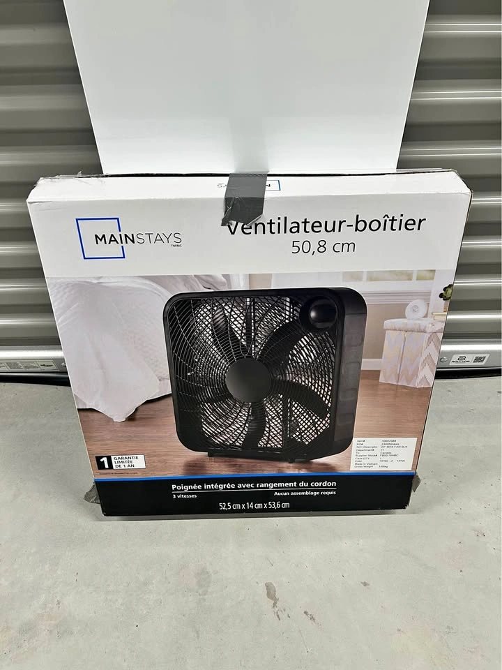 Mainstays Box Fan