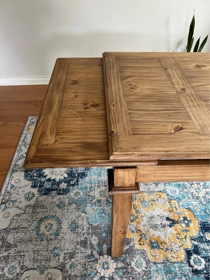 BRICK Extendable Dining Table – Seats 8-10 – Like New! - photo 2