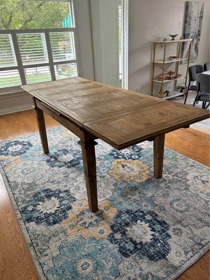BRICK Extendable Dining Table – Seats 8-10 – Like New! - photo 4
