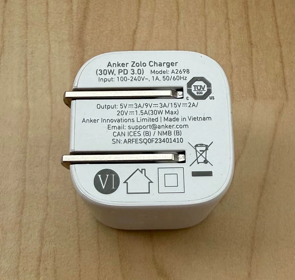 Anker Nano 30W USB-C Charger – PIQ 3.0, Foldable Fast Charging - photo 3