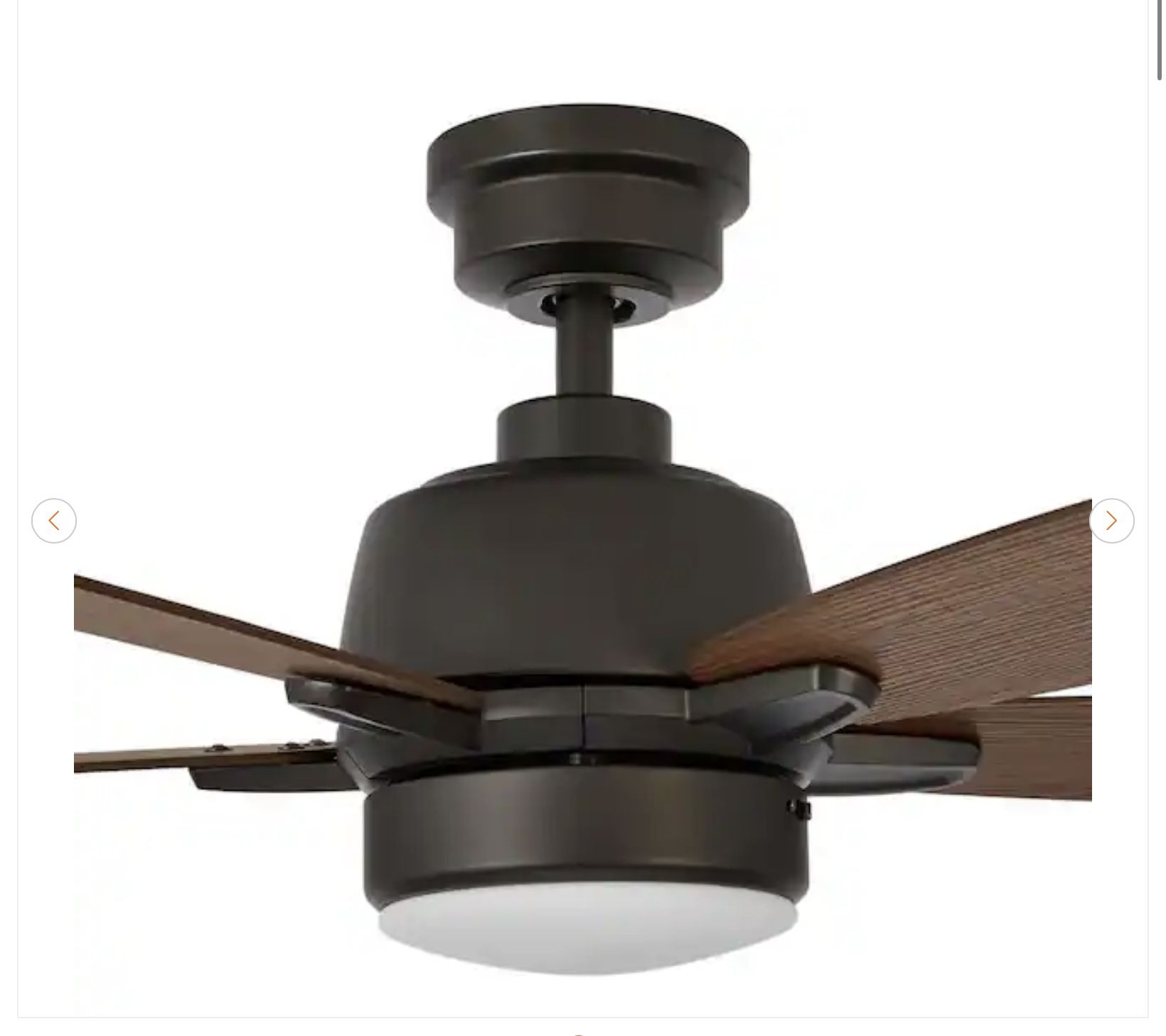 Home Decorators Collection Fawndale 46" LED Bronze Ceiling Fan - photo 4