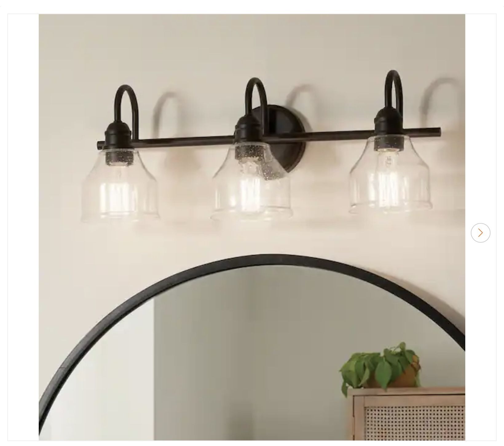 Avery 24 in. 3-Light Olde Bronze Vanity Light