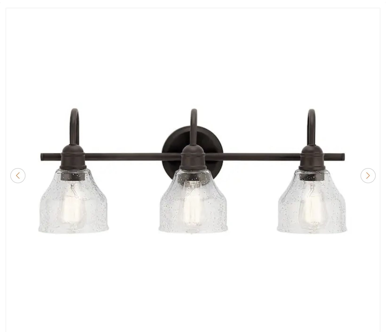 Avery 24 in. 3-Light Olde Bronze Vanity Light - photo 2