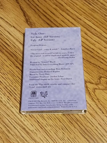 Go Away by Cold (Cassette, 1997) - photo 2