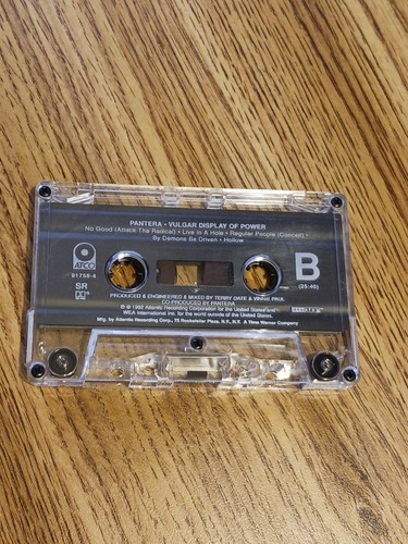Pantera - Vulgar Display of Power Cassette (1992) - photo 3