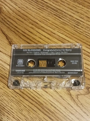 Gin Blossoms - Congratulations I'm Sorry Cassette - photo 2