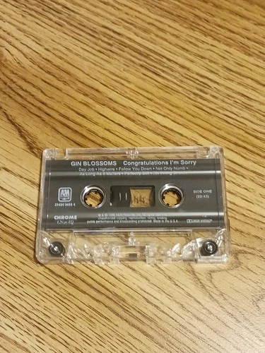 Gin Blossoms - Congratulations I'm Sorry Cassette - photo 3