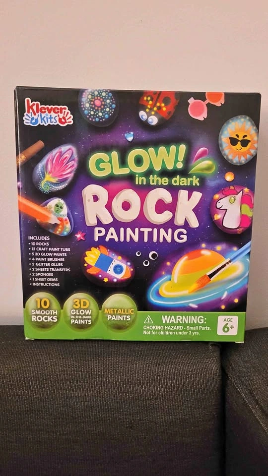 Glow in the Dark Rock Painting Klever Kits