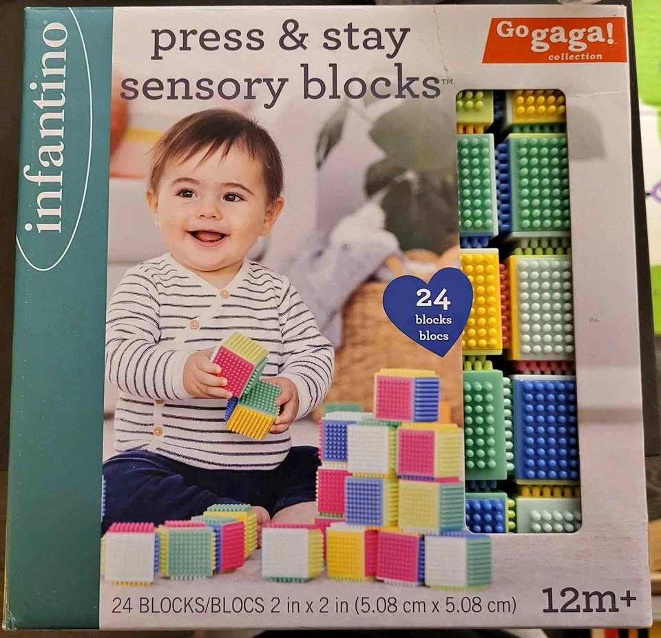 Infantino Press & Stay Sensory Blocks