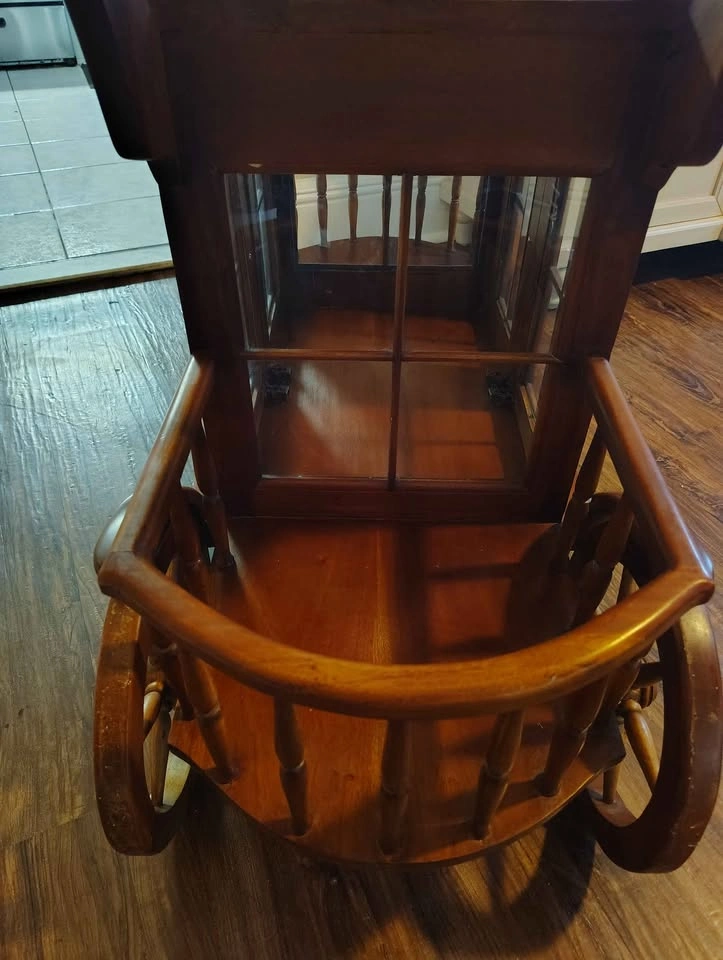1970s Vintage Stagecoach Bar Cart - photo 4