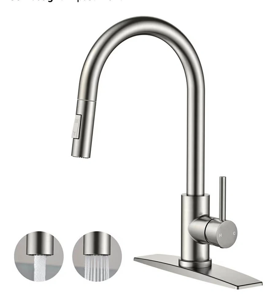 Modern Pull-Out Kitchen Faucet