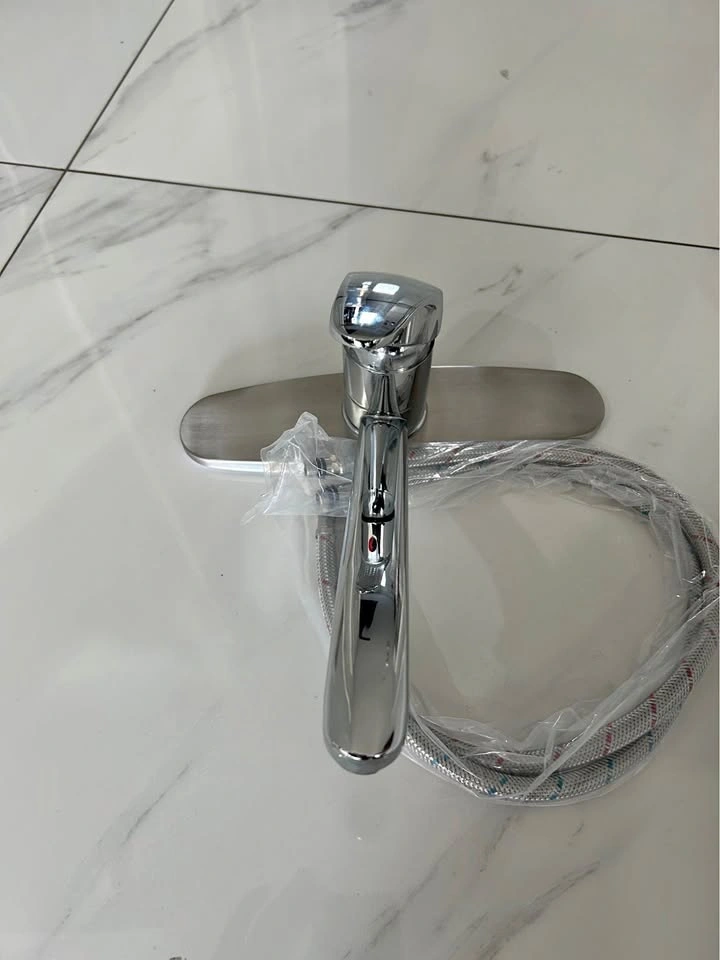 Kitchen Faucet - Stainless Steel, Single Handle