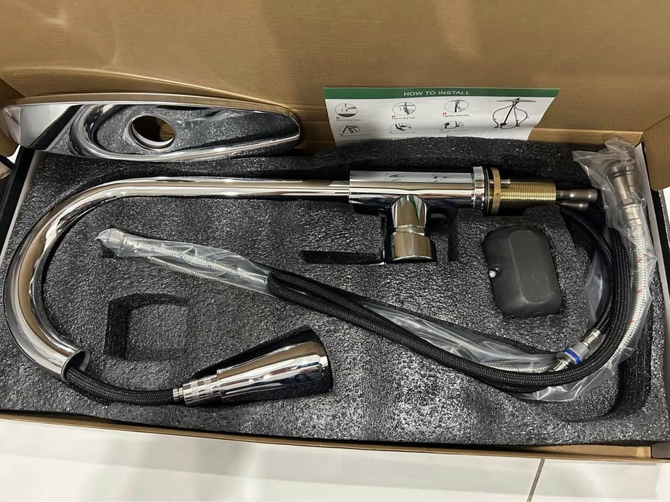 Pull Out Kitchen Faucet - Heavy Duty, Single/3 Hole - photo 3